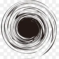 黑色矢量旋转螺旋纹理图