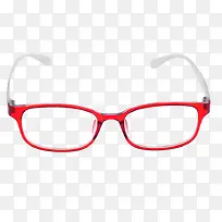 红色眼镜架