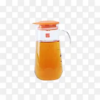 耐热玻璃大容量冷水壶橙色