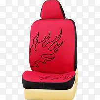 红色炫酷花纹设计转椅