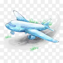 大型客机插画