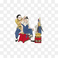 帮忙剃头