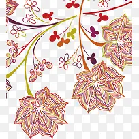 矢量花纹
