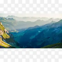 连绵起伏的山川海报背景