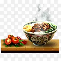 西红柿牛肉卤面