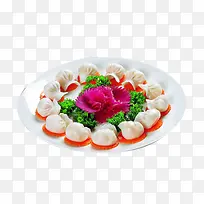 实物菜肴水晶虾饺