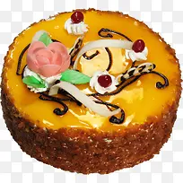 黄桃果酱奶油蛋糕免抠免费下载