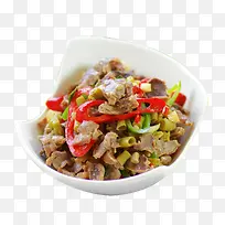 酸豆角炒鸡胗
