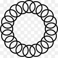 圆环的螺旋图标