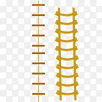 姜黄色绳梯