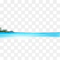 蓝色海水背景