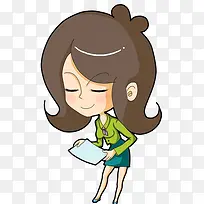 微笑着的美女