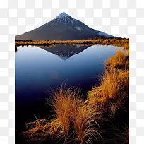 著名景点新西兰塔拉纳基山
