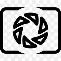 隔膜的照相机图标