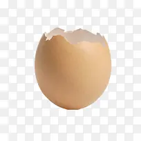 褐色鸡蛋爆开的初生蛋实物