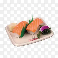 产品实物三文鱼寿司