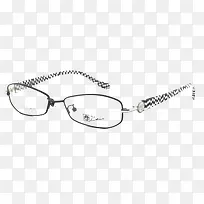 毕加索黑白边框眼镜