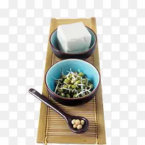 素食料理豆腐豆芽