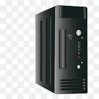 黑色箱体电脑主机