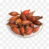 盘子中的栀子花图片