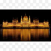 匈牙利首都布达佩斯夜景