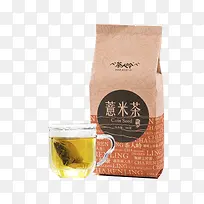 薏米茶包装平面广告