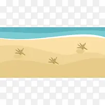 沙滩png矢量素材