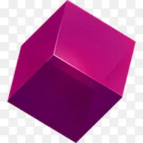 粉色立方体图片