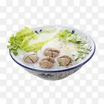 潮汕传统美食牛筋丸粿条