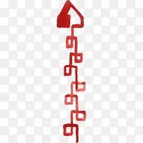 红色箭头
