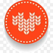 小清新红色卡片