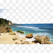 巴厘岛金巴兰海滩高清摄影图