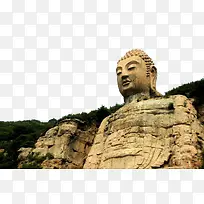 山西景区蒙山大佛