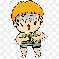 疼痛的男孩