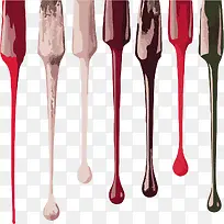 彩色化妆液体