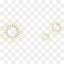 黄色渐变海报礼花