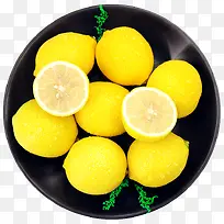 一盘柠檬