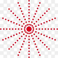 中国风烟花小标签装饰