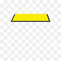 黄色几何标题栏