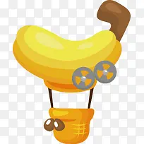 卡通水果气球香蕉
