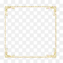 金色线条边框