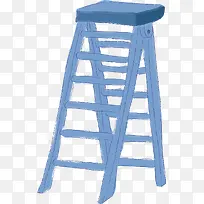 梯子蓝色