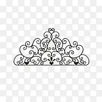 皇冠形状装饰