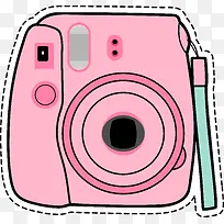 粉色照相机