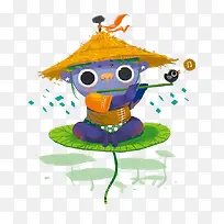 吹笛子的河童