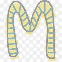 大写字母m