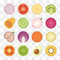 蔬菜香料图标素材