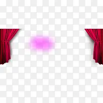 紫红舞台布