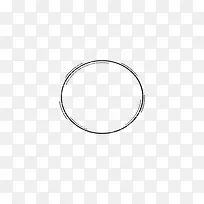 白色线条圆圈简约商业素材