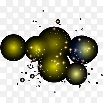 梦幻黄色圆点